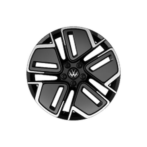Obręcze ze stopu metali lekkich York Aero 8J x 19, czarne, szlif diamentowy