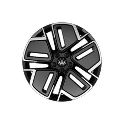 Obręcze ze stopu metali lekkich York Aero 8J x 19, czarne, szlif diamentowy