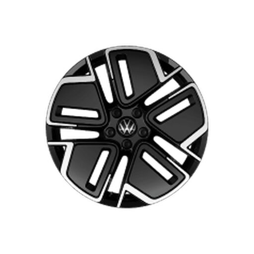 Obręcze ze stopu metali lekkich York Aero 8J x 19, czarne/szare, szlif diamentowy